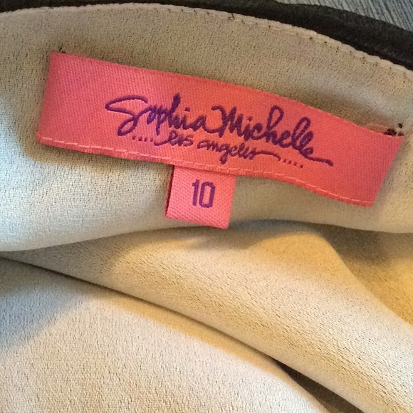 Sophia Michelle NWT Sheer Black Silk Skirt Sz 10 - Picture 9 of 13